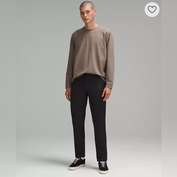 LULULEMON Men’s ABC Classic-Fit 5 Pocket Pant 32 Warpstreme Black Wrinkle Free - Picture 2 of 15